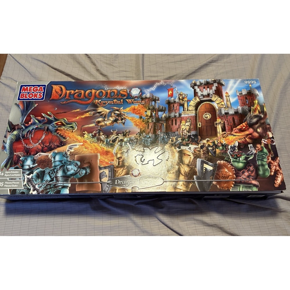 Mega Bloks Dragons Krystal Wars Draigar Castle 9898
